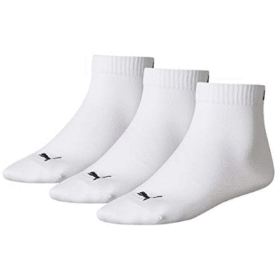 Puma Quarter Training Socks (3 Pairs) - White - main image