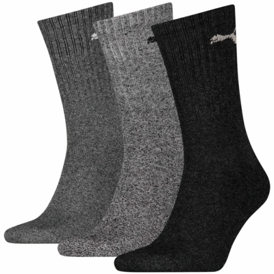 Puma Crew Socks (3 Pairs) - Grey - main image