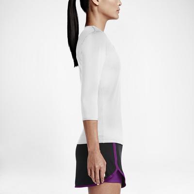 Nike Womens Pure Long-Sleeve Top - White - main image