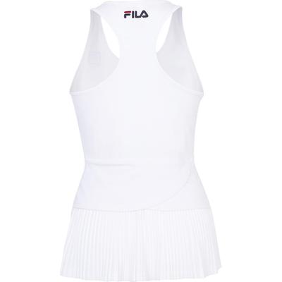 Fila Womens Elite Pleated Back Tank - White - main image