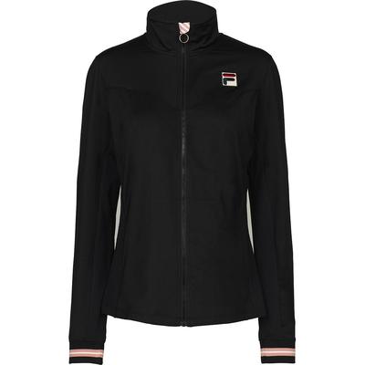 Fila Womens Stripe Full Zip Jacket - Black - main image