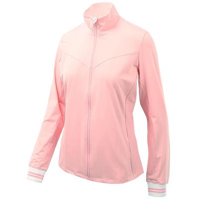 Fila Womens Stripe Full Zip Jacket - Light Pink - main image