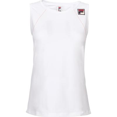 Fila Womens Full Coverage Tank - White/Light Pink - main image