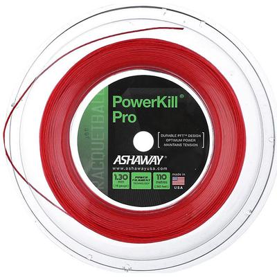 Ashaway Powerkill Pro 16 Racketball String 110m Reel - Red - main image