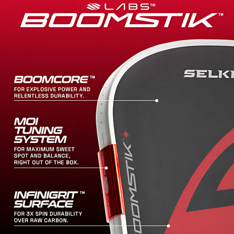 Selkirk Boomstik Widebody Pickleball Paddle - Red - main image