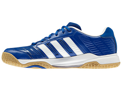 Adidas Mens Court Stabil 10 Indoor Shoes - True Blue/White