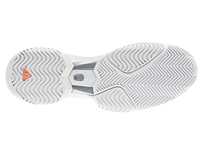 Adidas Womens Stella McCartney Barricade 8 Tennis Shoes - White - main image