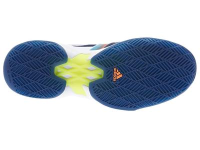 Adidas Womens Adizero Tempaia 3 Tennis Shoes - White/Dark Blue - main image