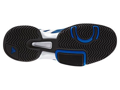Adidas Kids Barricade Team 3xJ Junior Tennis Shoes - Blue Beauty/White - main image