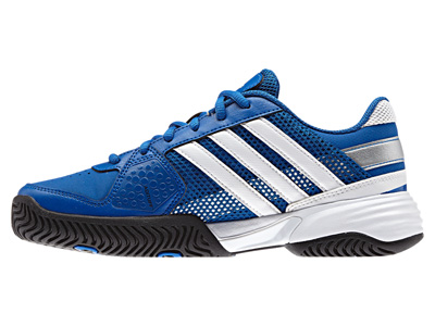Adidas Kids Barricade Team 3xJ Junior Tennis Shoes - Blue Beauty/White - main image