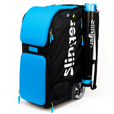 Slinger Grand Slam Battery Powered Tennis Ball Machine Pack - Blue - main image