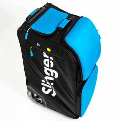 Slinger Grand Slam Battery Powered Tennis Ball Machine Pack - Blue - main image
