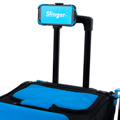 Slinger Grand Slam Battery Powered Tennis Ball Machine Pack - Blue - main image