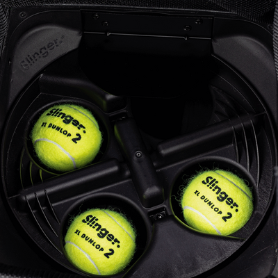 Slinger Grand Slam Battery Powered Tennis Ball Machine Pack - Blue - main image