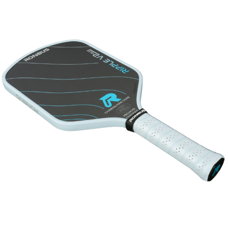 Ronbus Ripple V2 R1 14 mm Pickleball Paddle - Black/Blue - main image