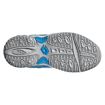 Lotto T-Effect Junior Tennis Shoes - White/Blue (J11-2.5) - main image