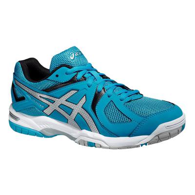 Asics Womens GEL-Hunter 3 Indoor Court Shoes - Turquoise/Silver/Black - main image