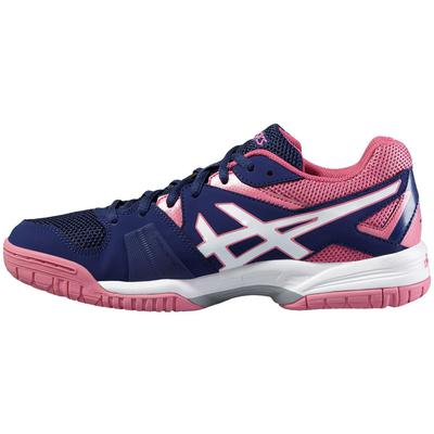 Asics Womens GEL-Hunter 3 Indoor Court Shoes - Blue/Pink - main image