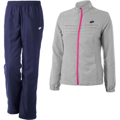 Lotto Womens Kaylee Tracksuit - Pearl/Blue Cosmo/Pink - main image
