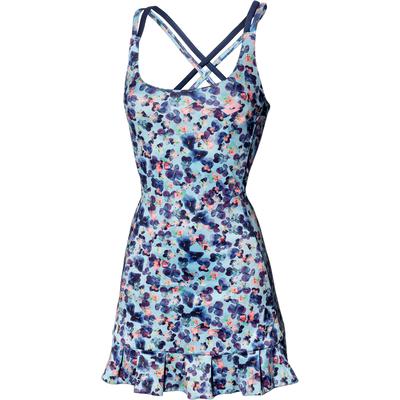 Lotto Womens Twice Reversible Dress - Blue/Floral