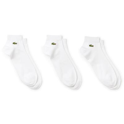 Lacoste Sport Low Cut Socks (3 Pairs) - White - main image