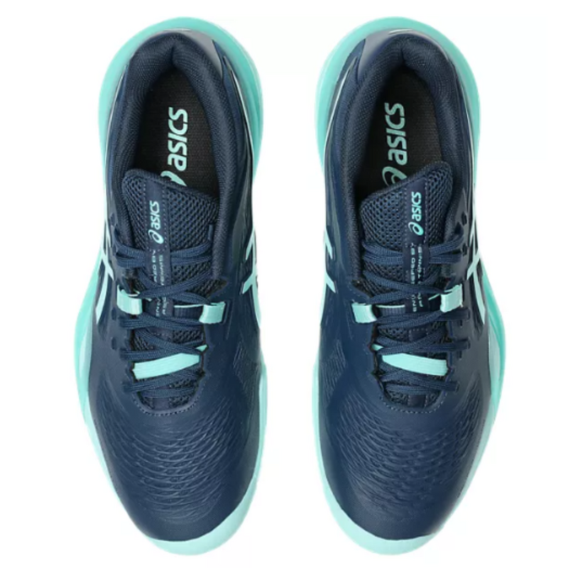 Asics Mens GEL-Resolution X Tennis Shoes - Night Sky/Illuminate Mint - main image