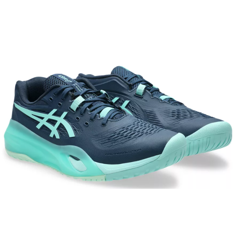 Asics Mens GEL-Resolution X Tennis Shoes - Night Sky/Illuminate Mint - main image