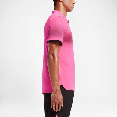 Nike Mens Advantage Premier RF Polo - Hyper Pink/Black - main image