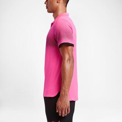 Nike Mens Advantage Premier RF Polo - Hyper Pink/Black - main image