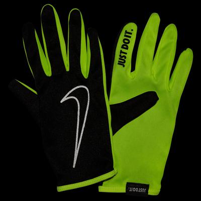 Nike Mens Rally Running Gloves - Black/Volt - main image