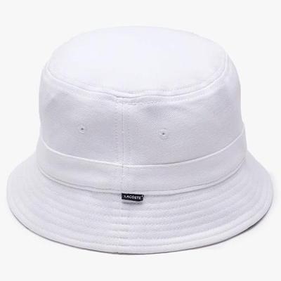 Lacoste Organic Cotton Bob Hat - White - main image
