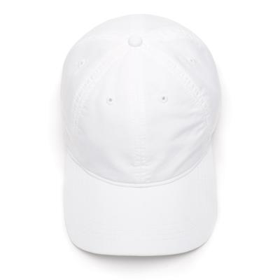 Lacoste Cap in Solid Diamond Weave Taffeta - White - main image