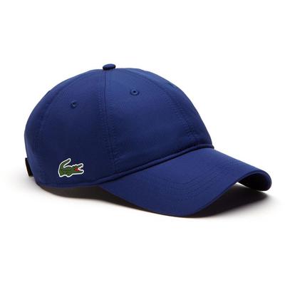 Lacoste Sport Mens Cap in Solid Diamond Weave Taffeta - Ocean Blue - main image