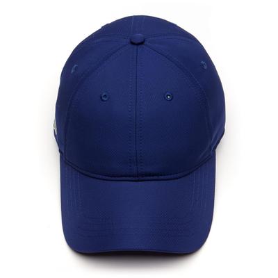 Lacoste Sport Mens Cap in Solid Diamond Weave Taffeta - Ocean Blue - main image