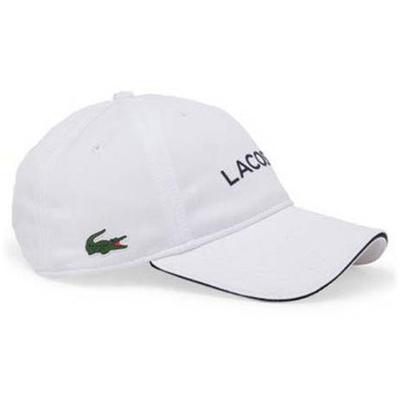 Lacoste Sport Wording Tech Pique Cap - White - main image