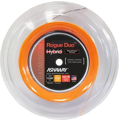 Ashaway Rogue Duo Hybrid 200m Badminton String Reel - Orange/Black