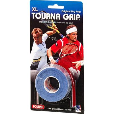 Tourna Grip XL Overgrips (Pack of 3) - Blue - main image