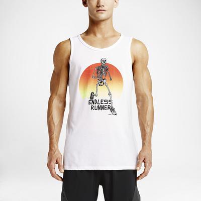 Nike Mens Endless Runner Tank Top - White - main image