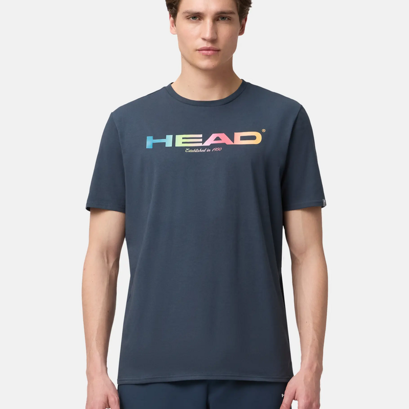 HEAD Mens Rainbow T-Shirt - Navy - main image