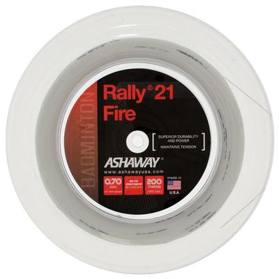 Ashaway Rally 21 Fire 200m Badminton String Reel - White - main image
