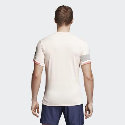 Adidas Mens Roland Garros Climachill Tennis Tee - Ecru Tint - main image
