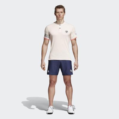 Adidas Mens Roland Garros Climachill Tennis Tee - Ecru Tint - main image