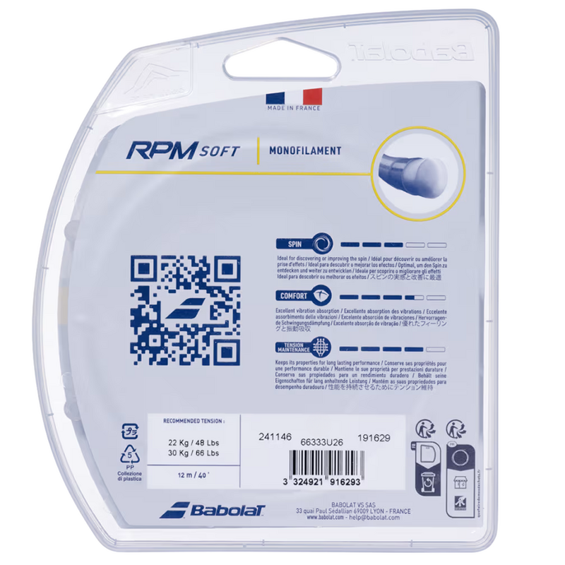 Babolat RPM Soft Tennis String Set - Radiant Sunset - main image