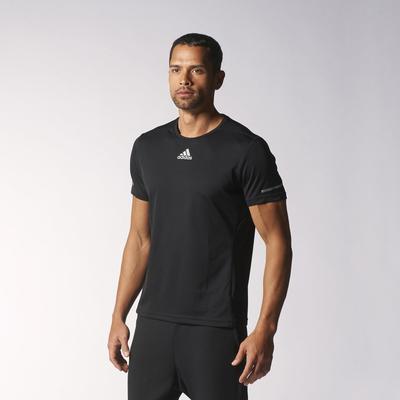 Adidas Mens Sequencials Climalite Running Tee - Black - main image