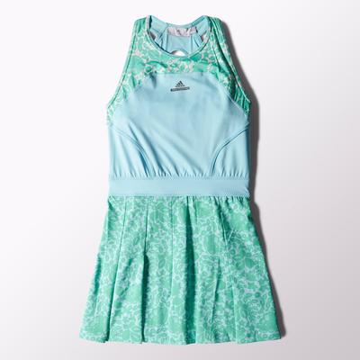 Adidas Womens Stella McCartney Barricade Dress - Sky Blue/Mint - main image