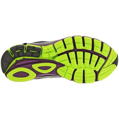 Saucony Womens Ride 7 GTX Running Shoes - Black/Purple/Citron - main image