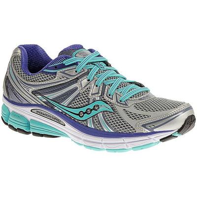 Saucony Womens Omni 13 Running Shoes - Silver/Blue/Purple - main image