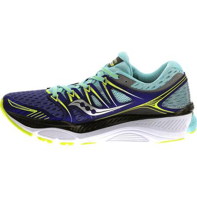 Saucony Womens Triumph ISO Running Shoes - Twilight/Oxygen/Citron - main image