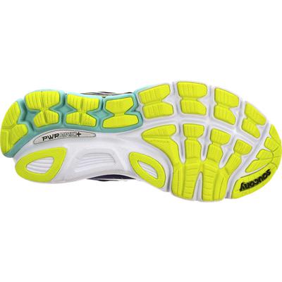 Saucony Womens Triumph ISO Running Shoes - Twilight/Oxygen/Citron - main image