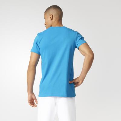 Adidas Mens Tennis Tee - Blue - main image
